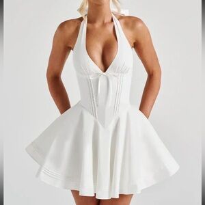 Doris halter mini dress babyboo